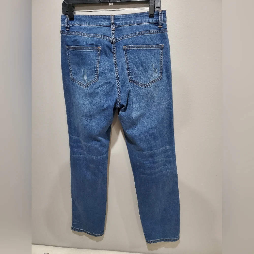 NWT Hot & Delicious Blue Jeans with Silver Sequin Pockets NWT